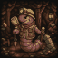 Deed Digger Terra, a mauve surveyor with a map and plumb bob